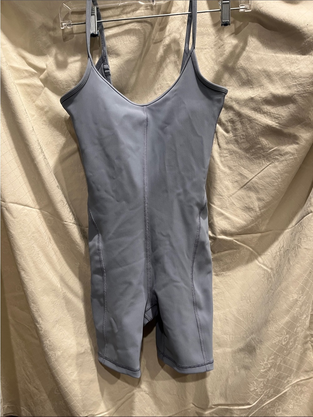 lululemon athletica chambray Fitted Jumpsuit Romper